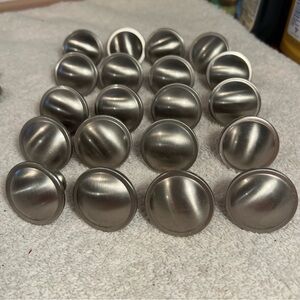 20 Liberty P67659 1-1/2" Contempo Knob Cabinet Drawer Satin Nickel With Screws